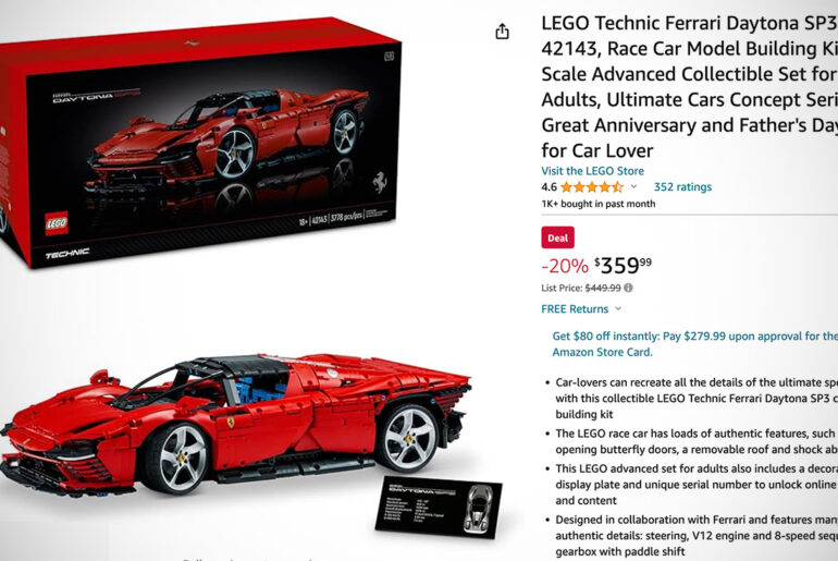 LEGO Technic Ferrari Daytona SP3 42143 Deal