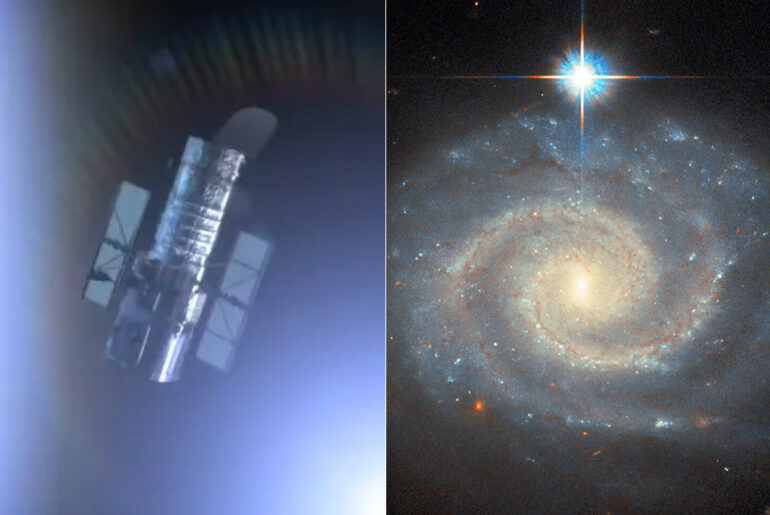 Hubble Spiral Galaxy Energetic Core MCG 01-24-014