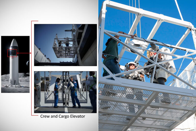 SpaceX Elevator Concept Test NASA Astronauts
