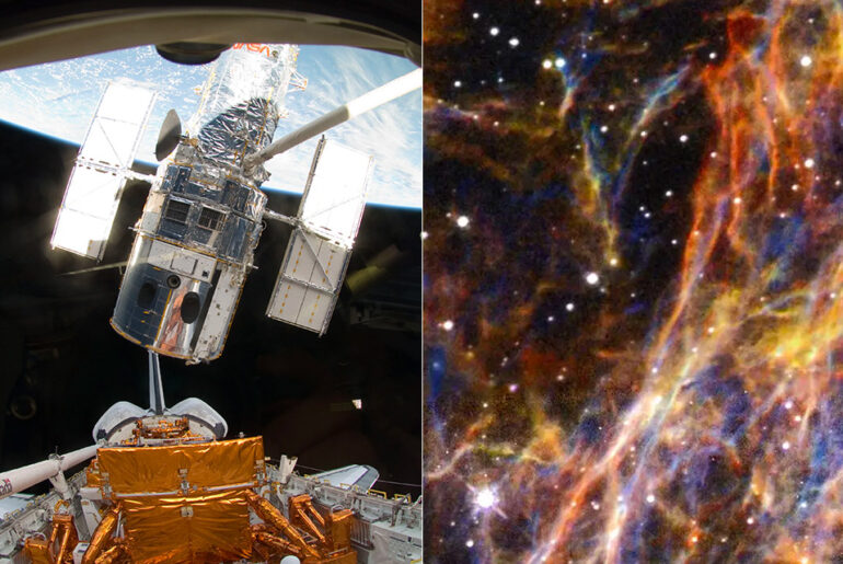 Hubble Stellar Explosion Large Magellanic Cloud Galaxy