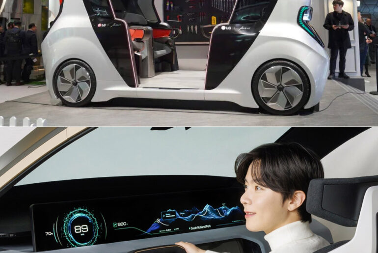 LG Smartphone on Wheels CES 2024