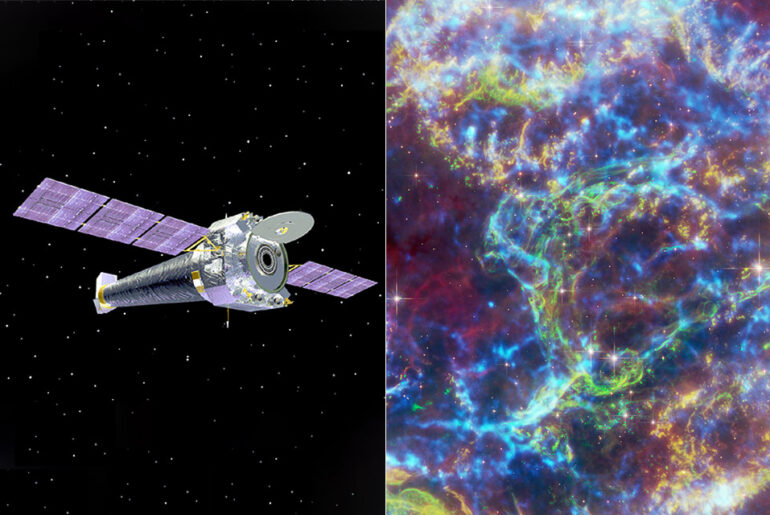 NASA Chandra James Webb Green Monster Cassiopeia A
