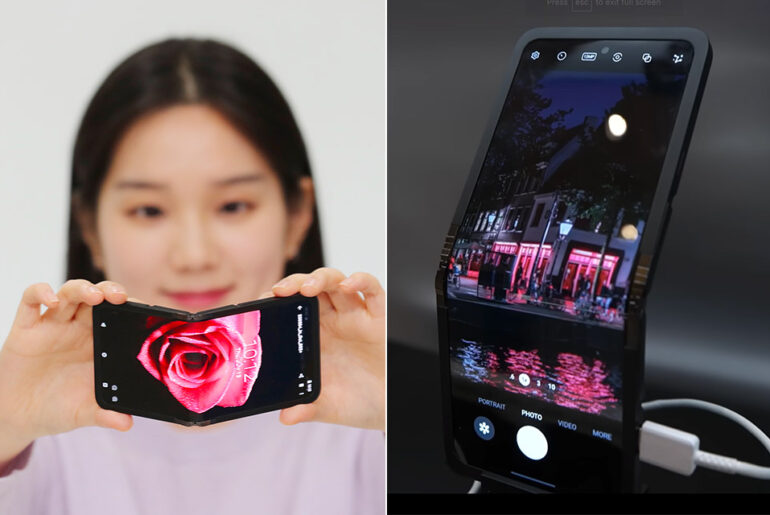 Samsung In&Out Flip Smartphone Concept CES 2024