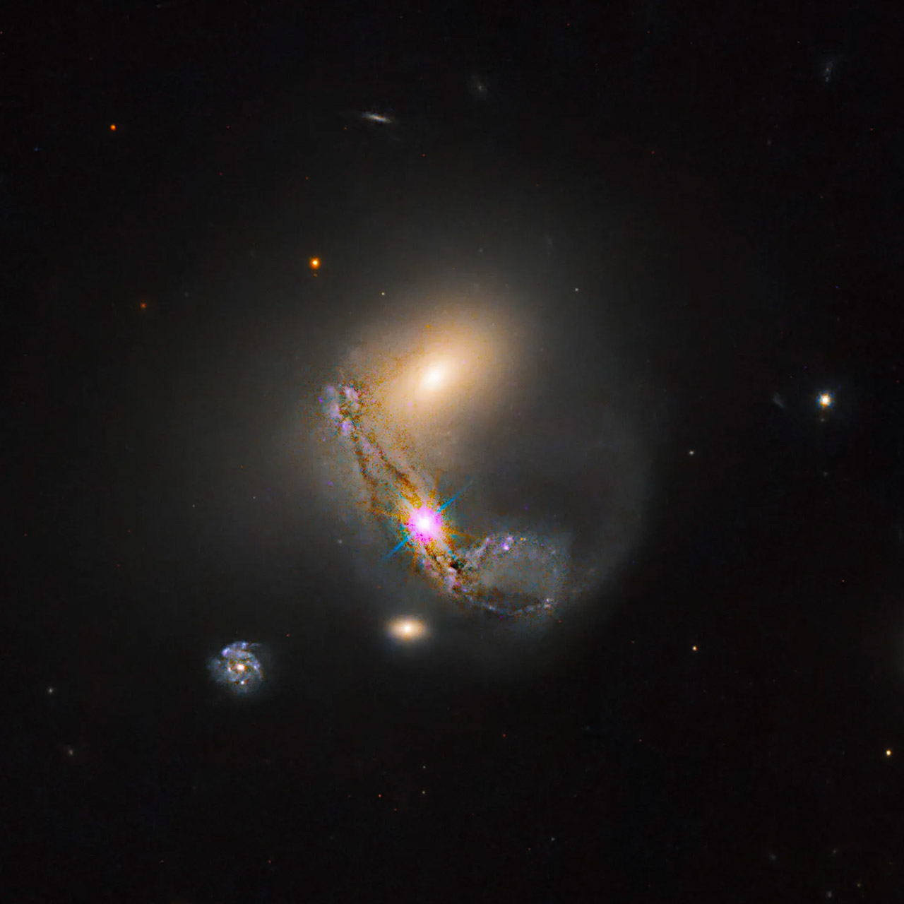 Hubble Interactive Galaxies LEDA 60847