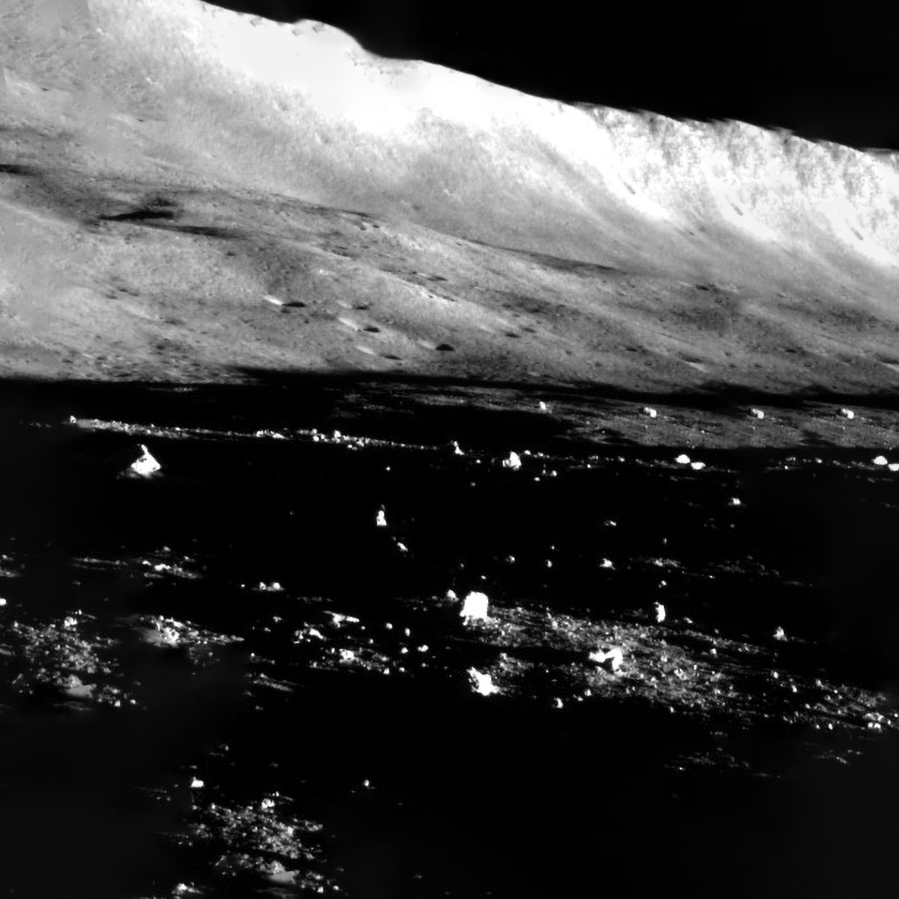 JAXA SLIM Last Image Moon