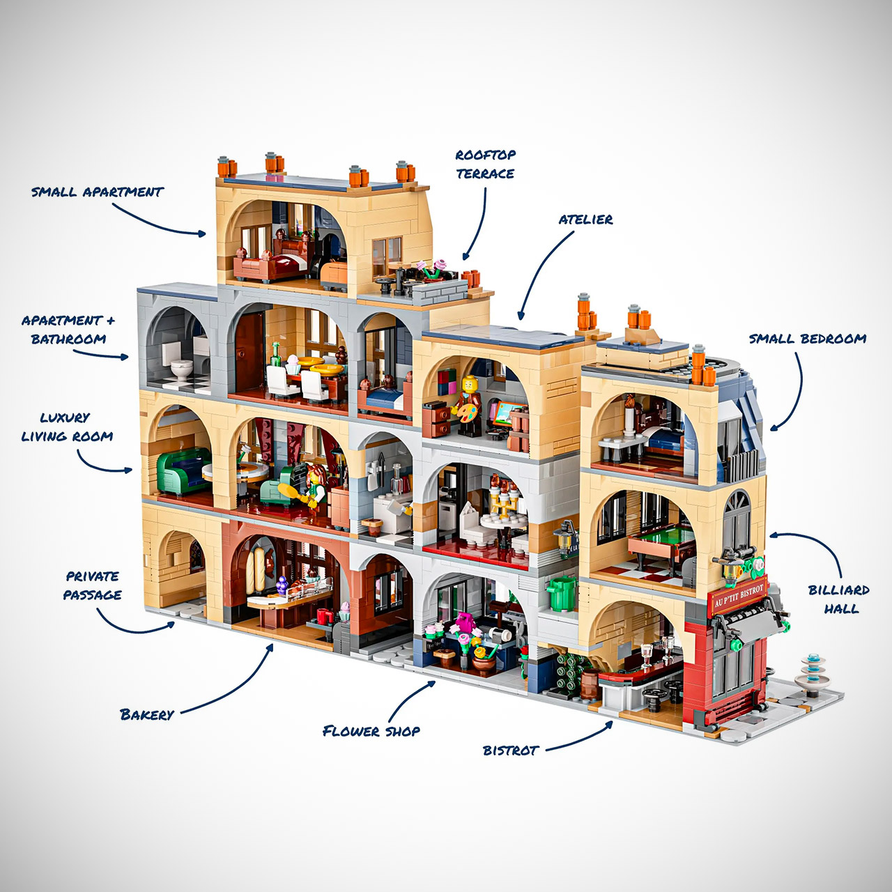 LEGO Parisian Street Model Set
