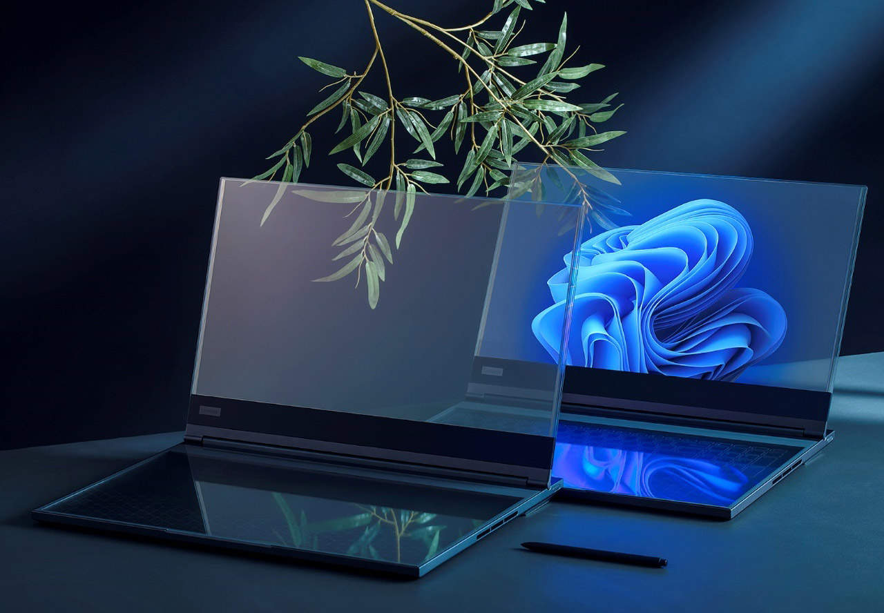 Transparent Lenovo Laptop Leak Image MWC 2024