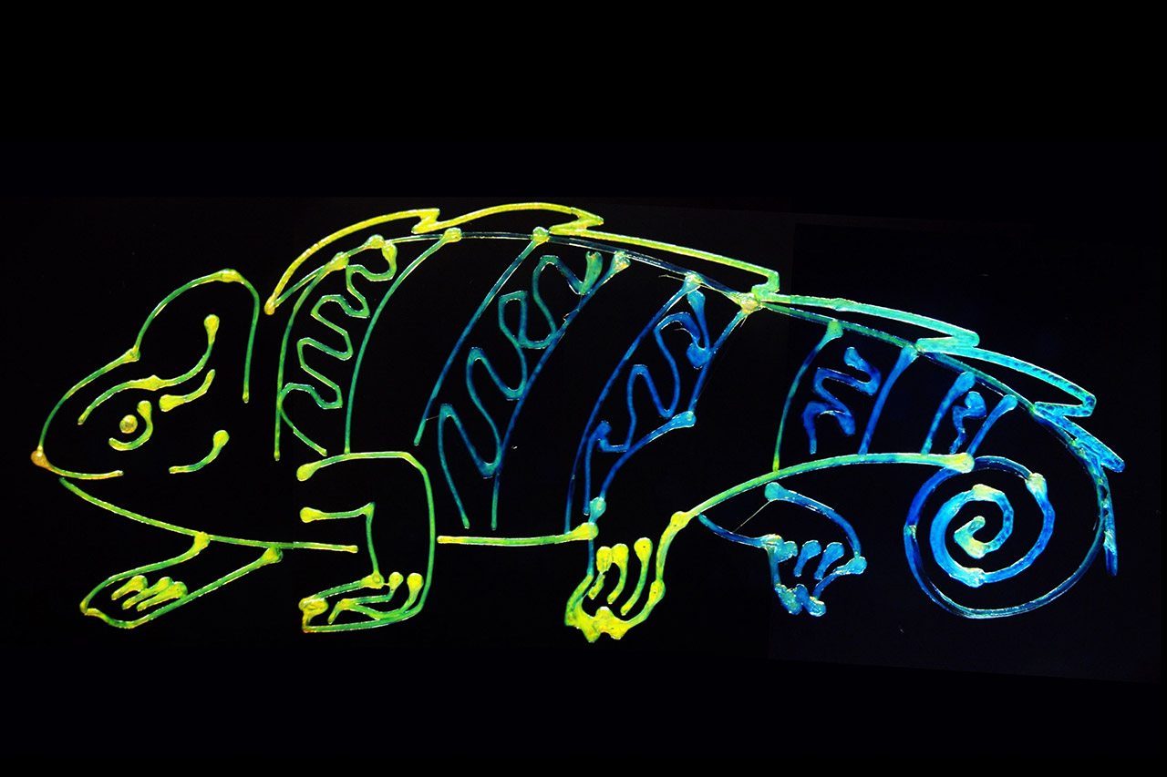Chameleon 3D Printing Technique Multiple Colors