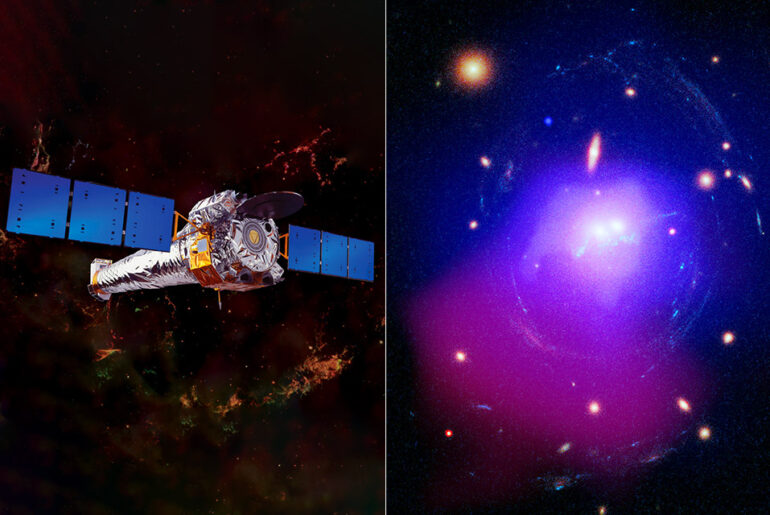 NASA Chandra X-Ray Observatory Most Powerful Black Hole Eruption