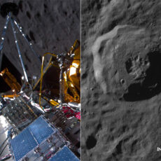 Intuitive Machines Odysseus Lander Touch Down Lunar South Pole Moon