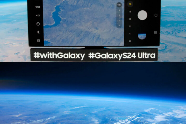 Samsung Galaxy S24 Ultra Earth from Space