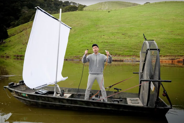 Mark Rober Blow Boat Sail Fan