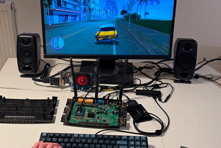 GTA Vice City Running On TP-LINK Wireless Router