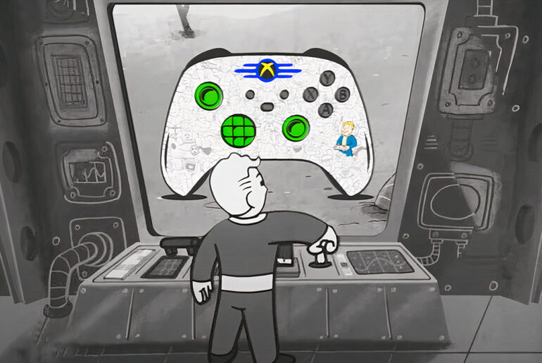 Xbox Wireless Controller Fallout Edition Vault Boy