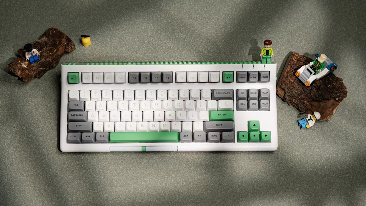 Epomaker Brick 87 Computer Keyboard LEGO Bar