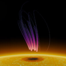 NASA Scientists Aurora Radio Bursts Sunspot