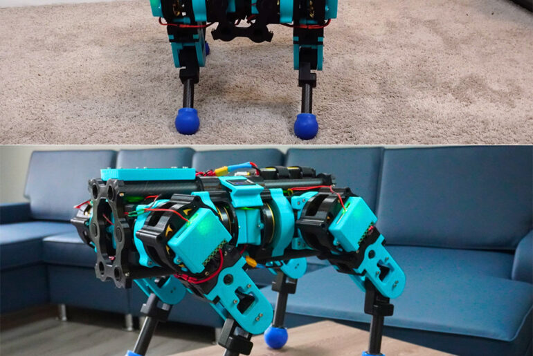 3D Printer TOPS Quadruped Robot Dog