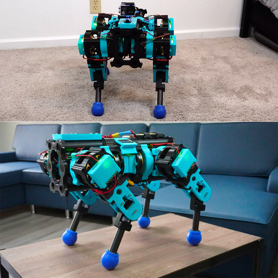 3D Printer TOPS Quadruped Robot Dog