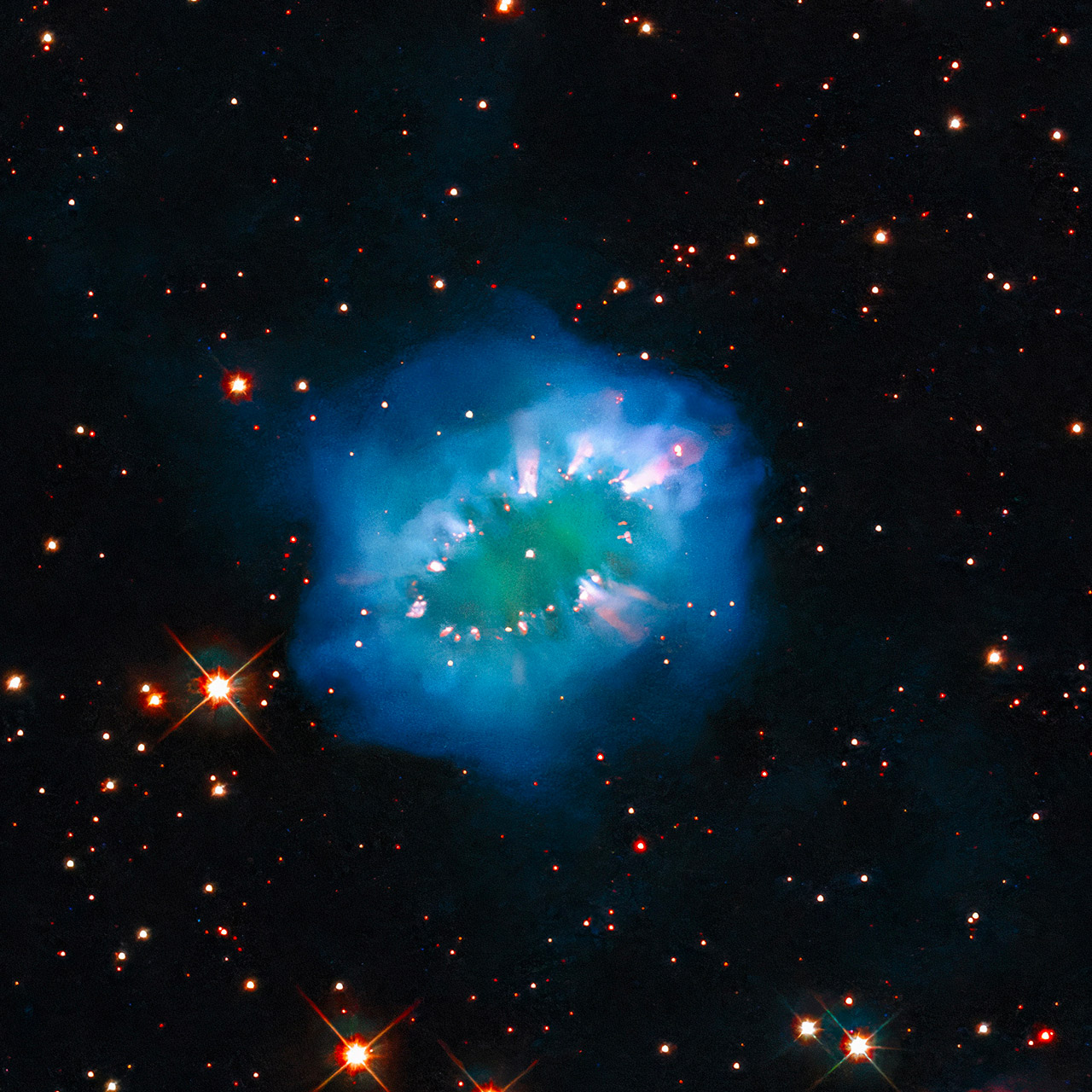 Hubble Space Telescope Necklace Nebula
