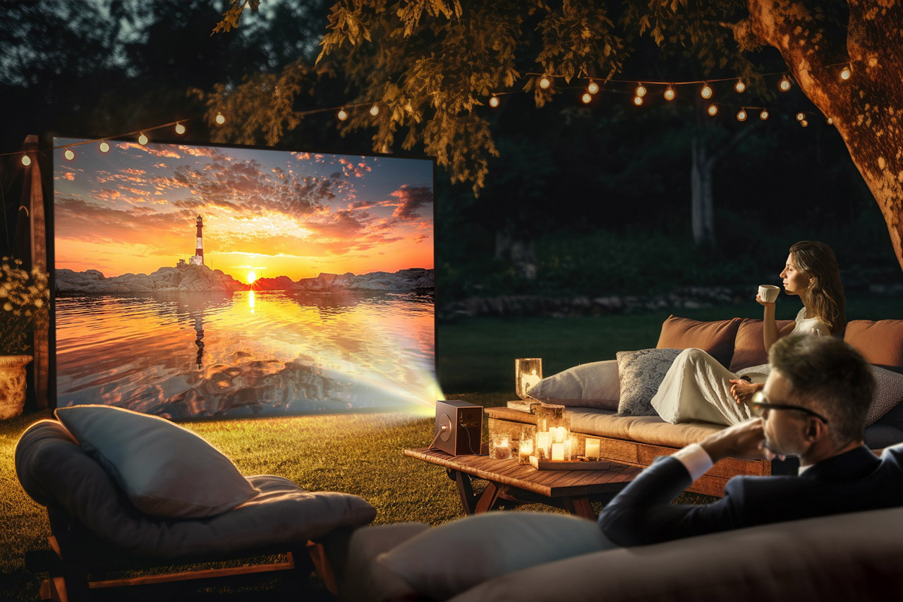 LG CineBeam Q 4K Portable Projector Launch