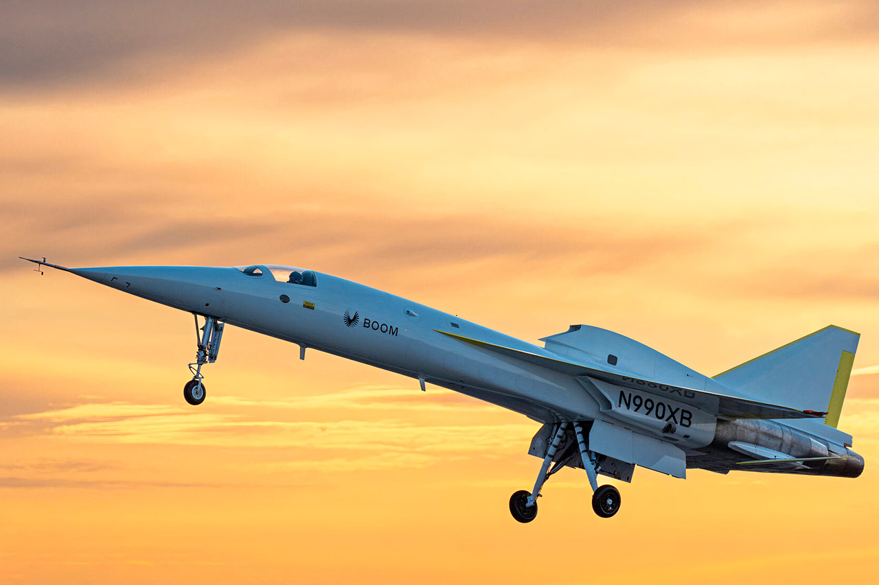 Boom XB-1 Supersonic Aircraft Demonstrator First Flight