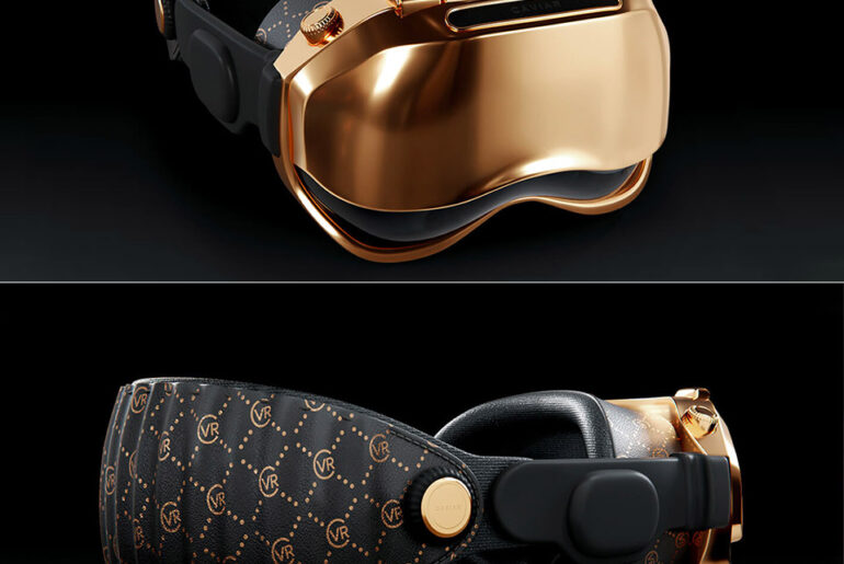 18K Gold Apple Vision Pro CVR Edition Caviar