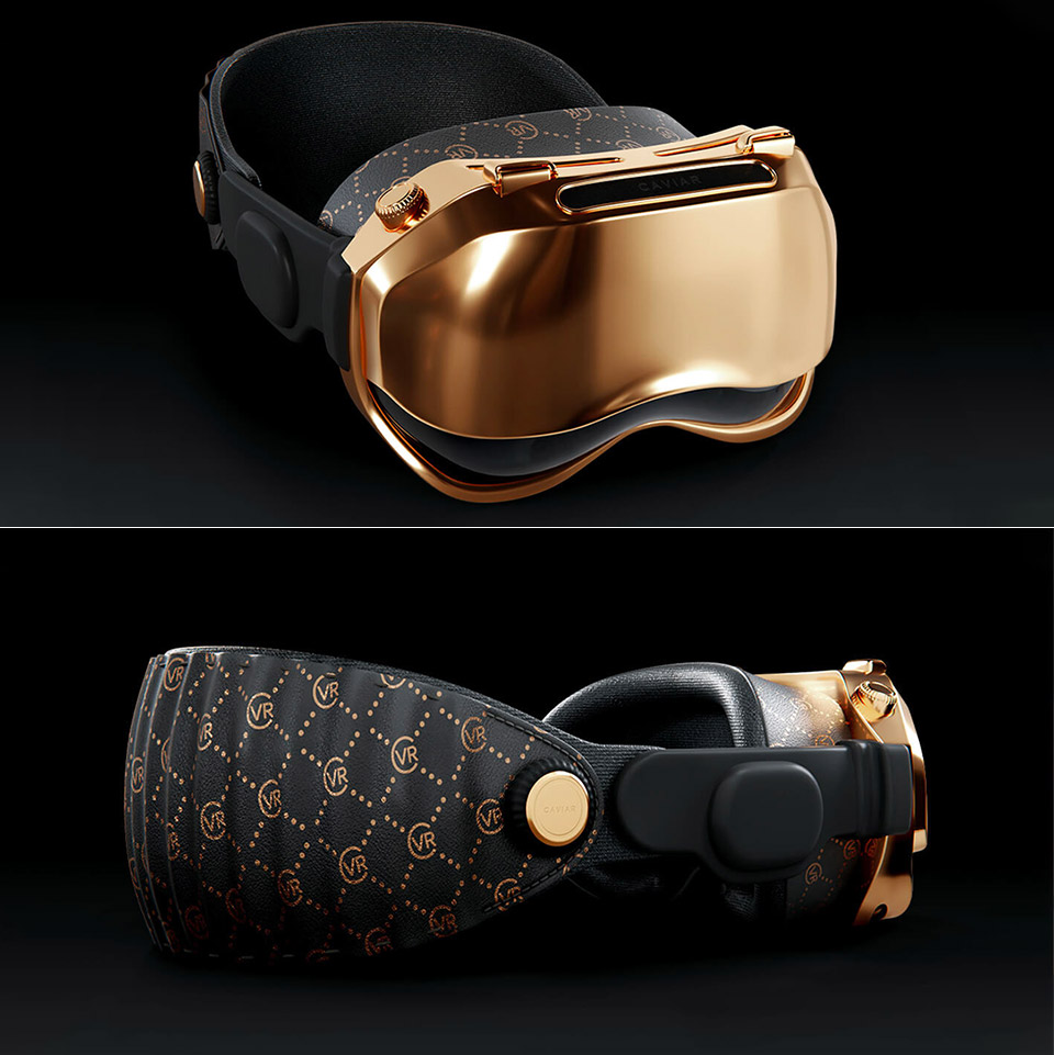 18K Gold Apple Vision Pro CVR Edition Caviar