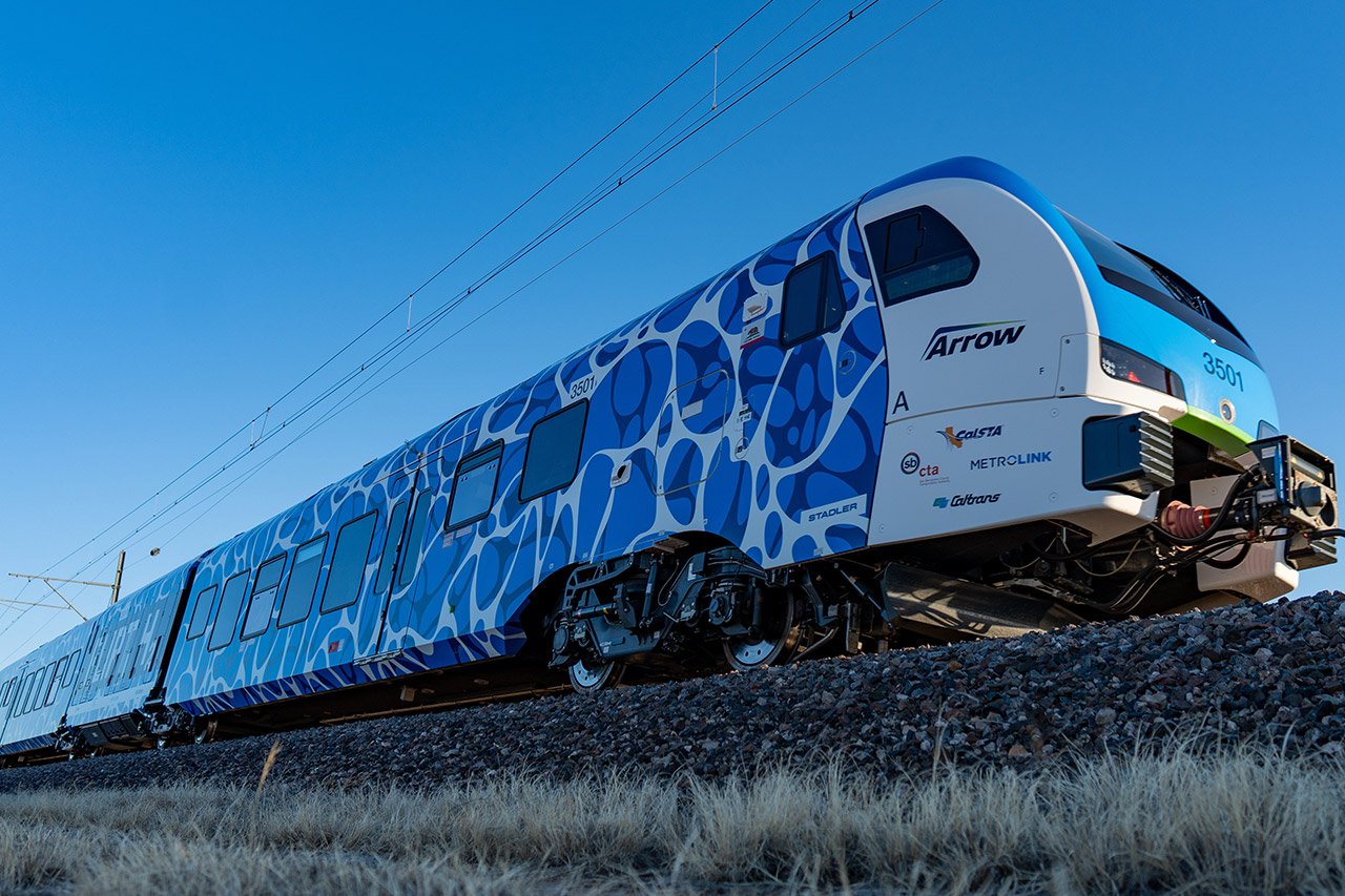 Hydrogen Stadler FLIRT H2 Train World Record