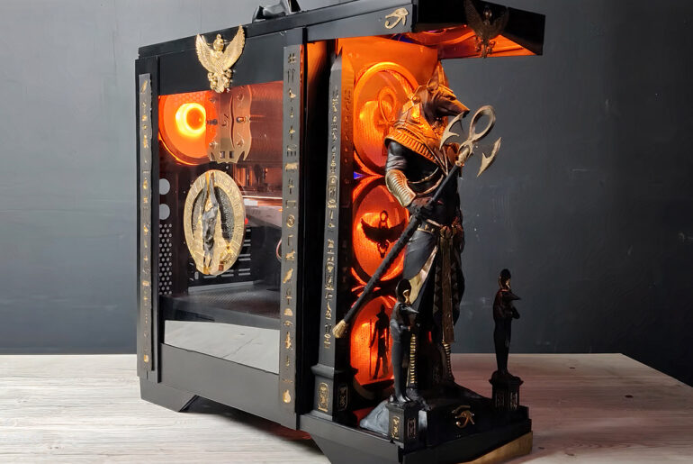 Anubis Temple PC Case Mod