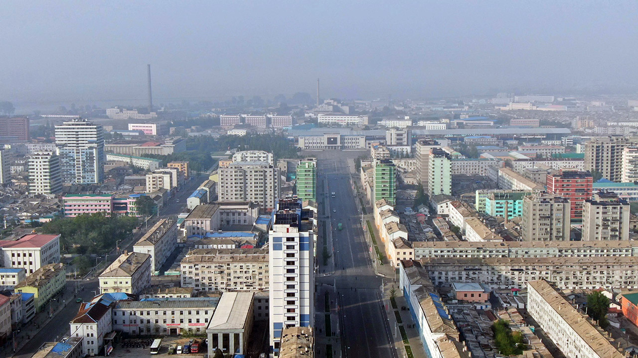 DJI Drone Sinuiju City North Korea Images Pictures
