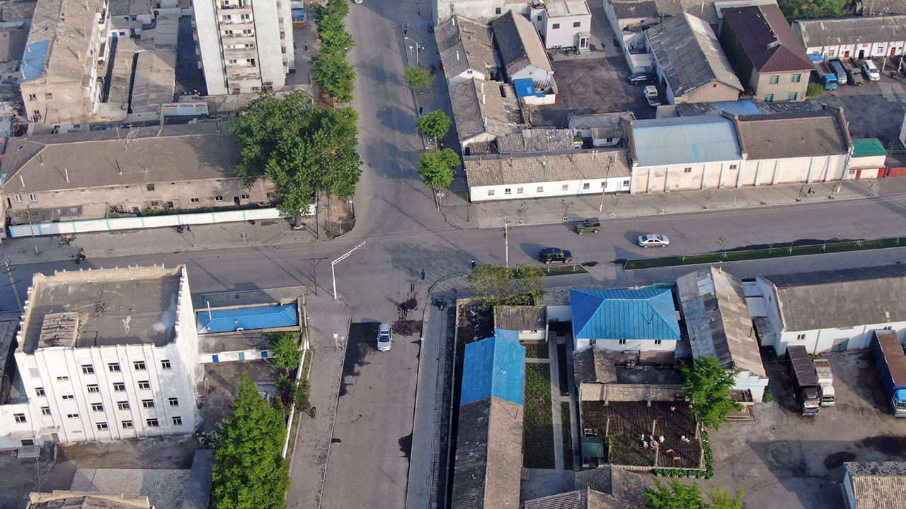 DJI Drone Sinuiju City North Korea Images Pictures