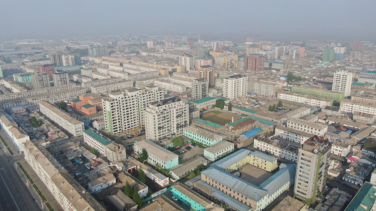 DJI Drone Sinuiju City North Korea Images Pictures