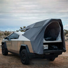Living in Tesla Cybertruck Basecamp