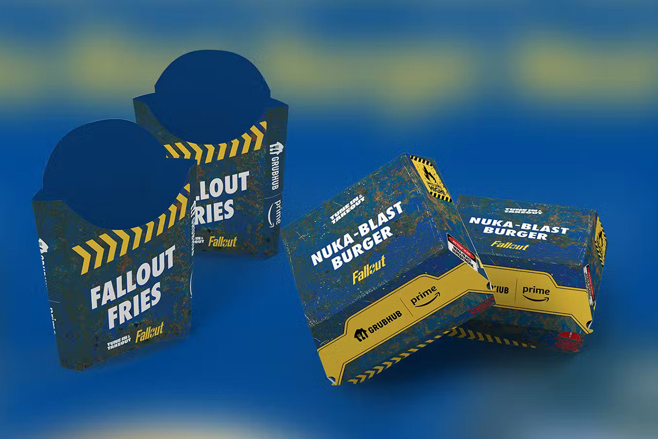 Grubhub Prime Video Fallout Nuka Blast Burger Meal