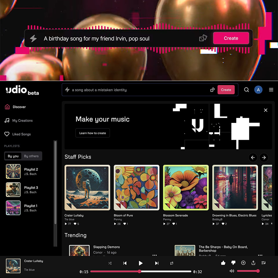 Udio AI Music App Generate Full-Length Songs