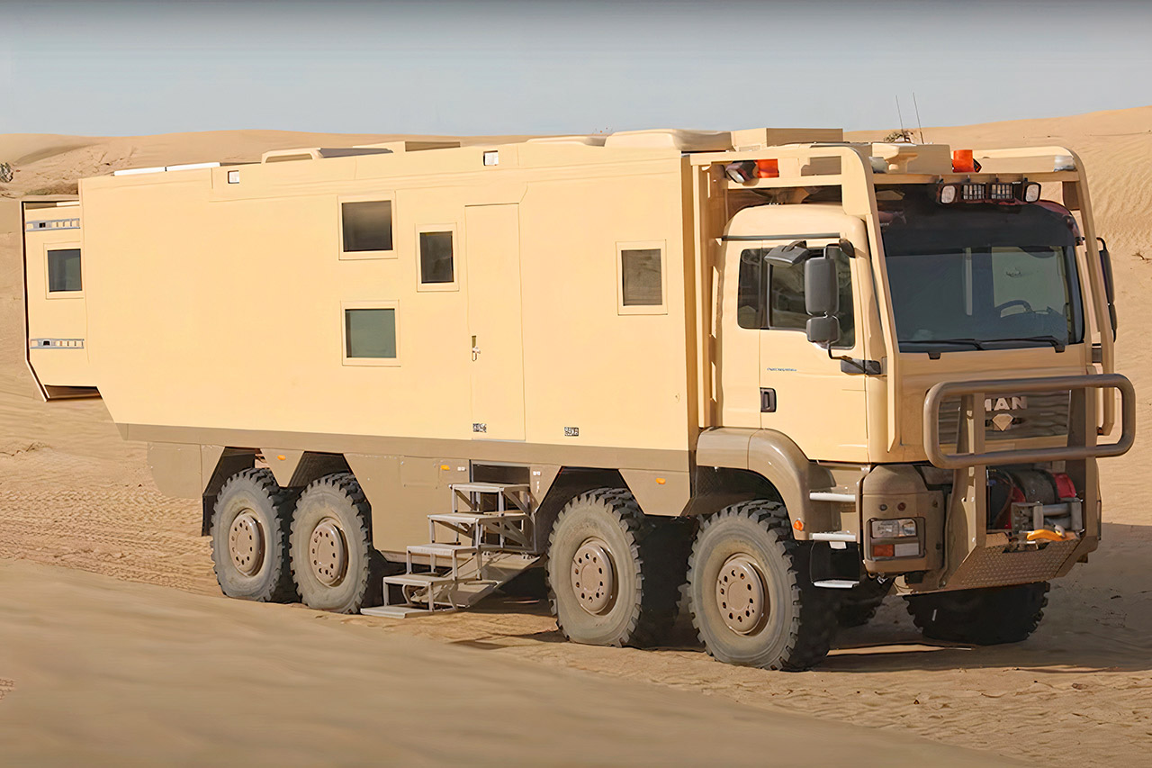 UNICAT IN95 MAN TGA 8x8 Expedition Vehicle