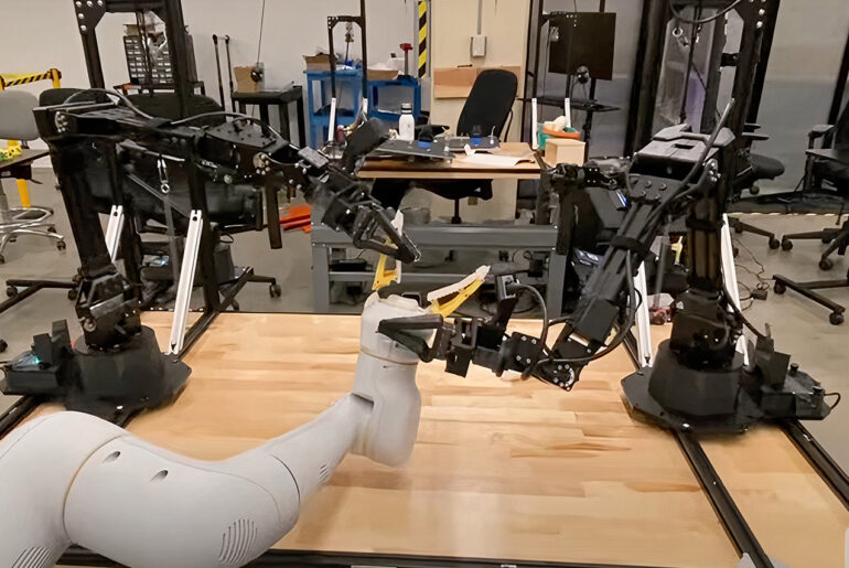 Autonomous AI Robots Repair Each Other