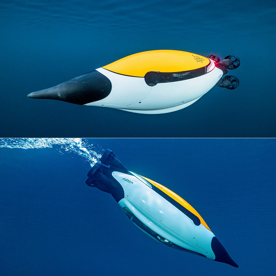 EvoLogics Quadroin Penguin Underwater Drone Robot