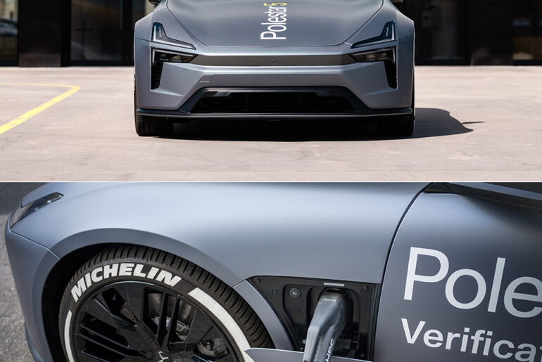 Polestar 5 Prototype Fast Charging 5 Minutes