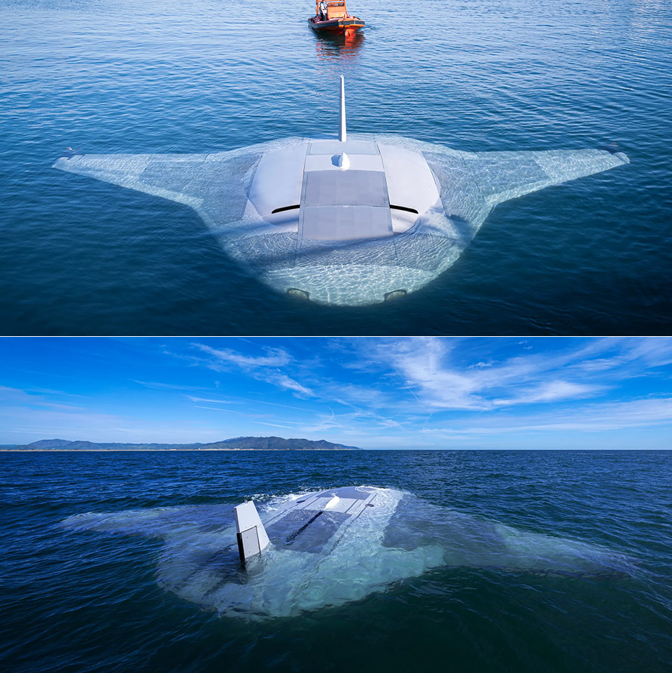 DARPA Manta Ray Uncrewed Underwater Vehicle In-Water Testing