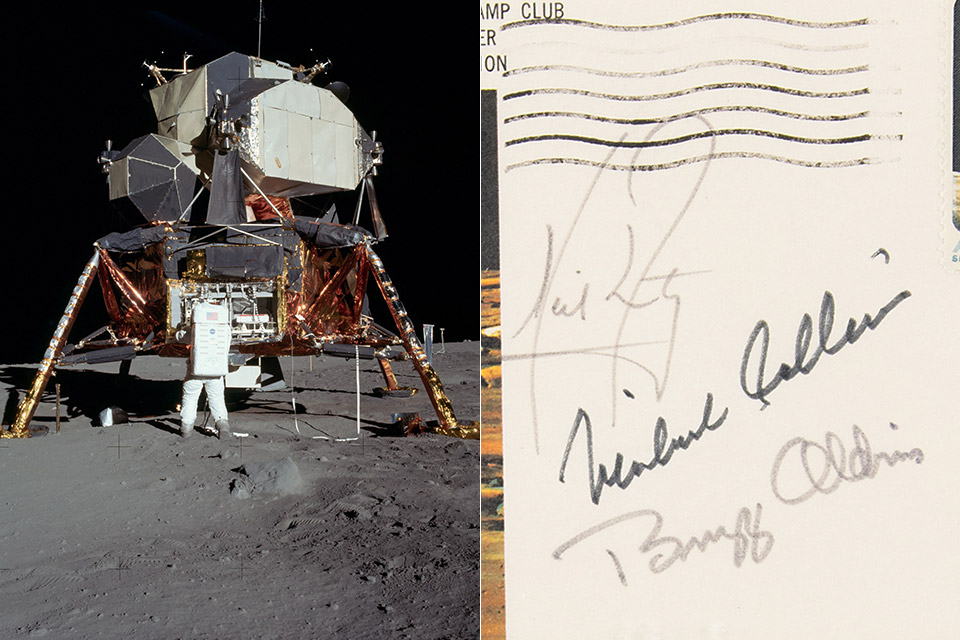Apollo 11 Type 1 Insurance Cover Signed Auction