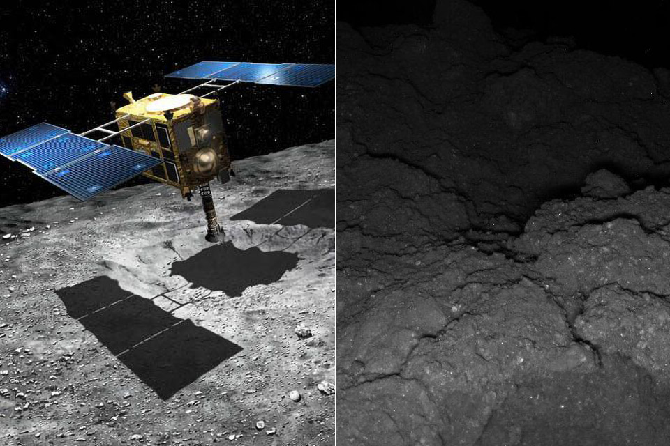 JAXA Asteroid Ryugu Surface