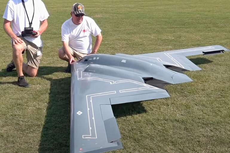 World's Largest Remote-Controlled Stealth Bomber
