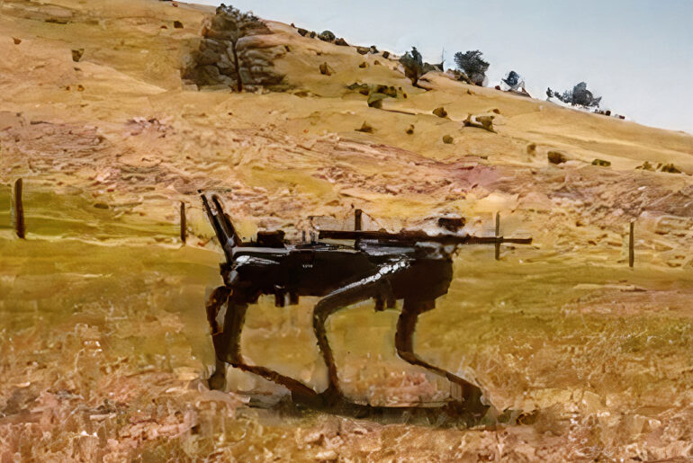 US Marines Weaponized Robot Dog AI Rifle