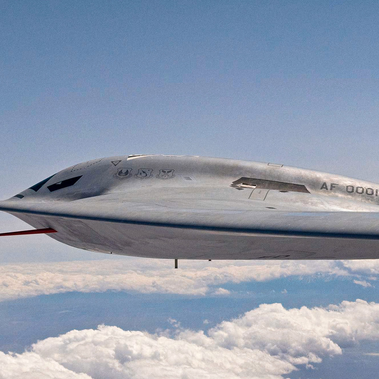 US Air Force First B-21 Raider Flight Testing Image