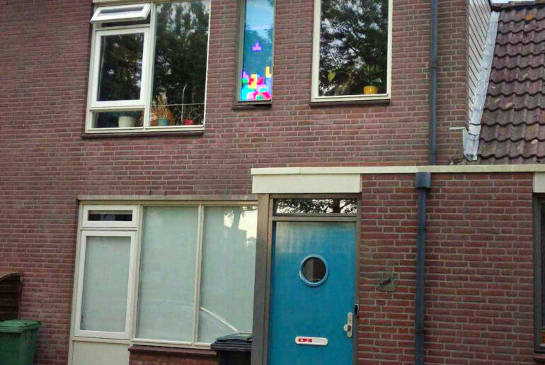 Apartment Window Tetris Game