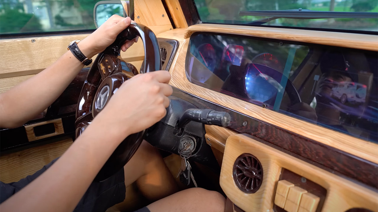 Wooden Mercedes AMG G63 SUV