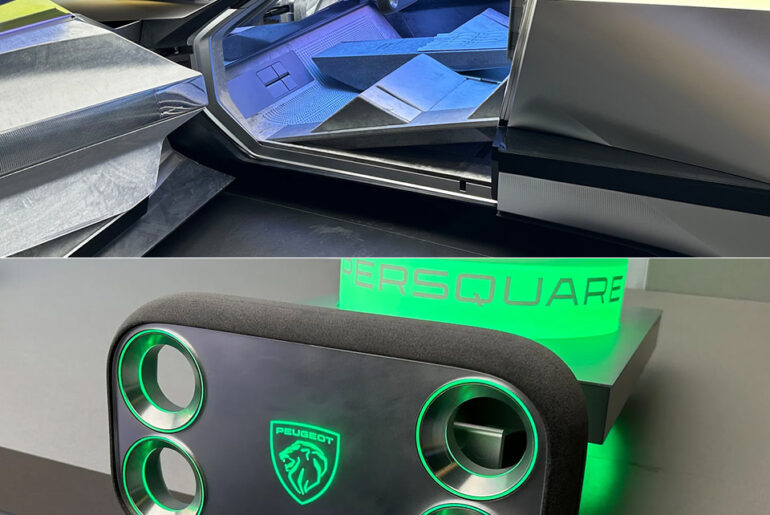 Peugeot Inception HyperSquare Steering Wheel Vivatech 2024