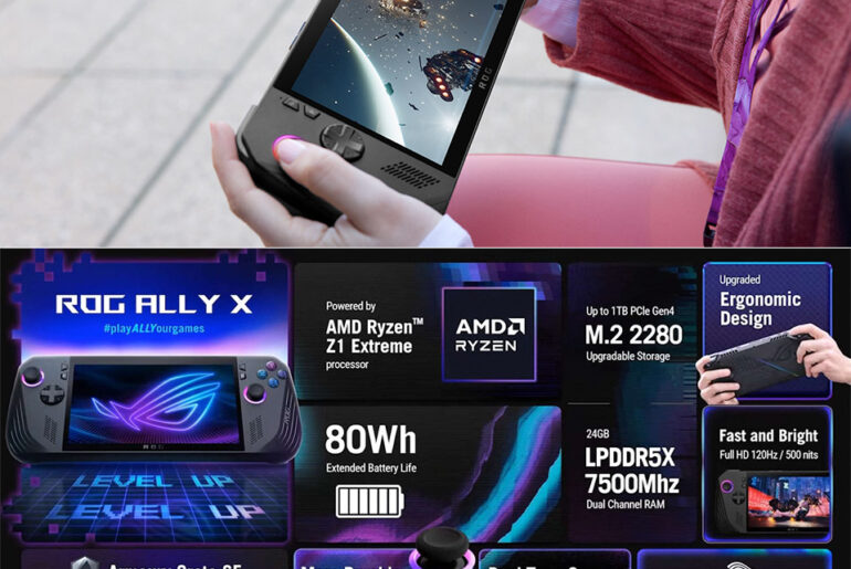 ASUS ROG ALLY X Handheld Gaming PC Reveal