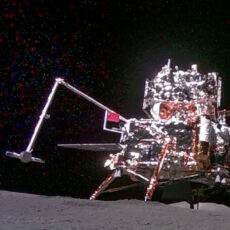 China Chang'e 6 Rover AI Selfie Moon Far Side